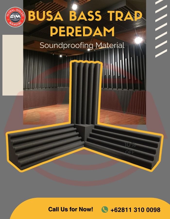 Bass Trap Segitiga Murah – Cocok untuk Studio Musik 3x3M