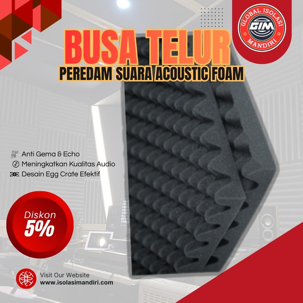Busa Telur Peredam Suara