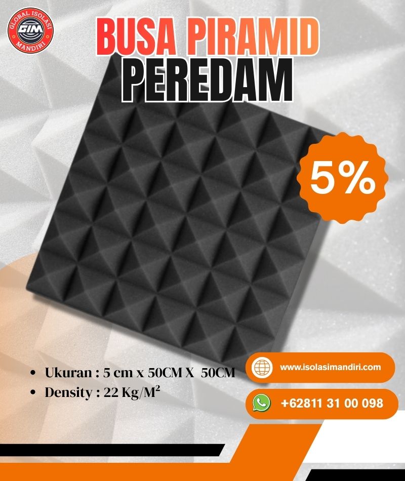 Busa Piramid Peredam Suara