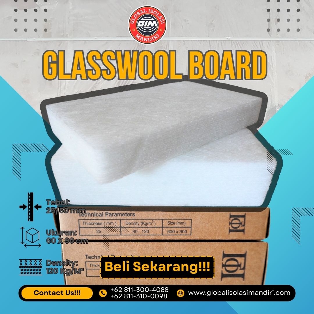 Jual Glasswool Lembar Peredam