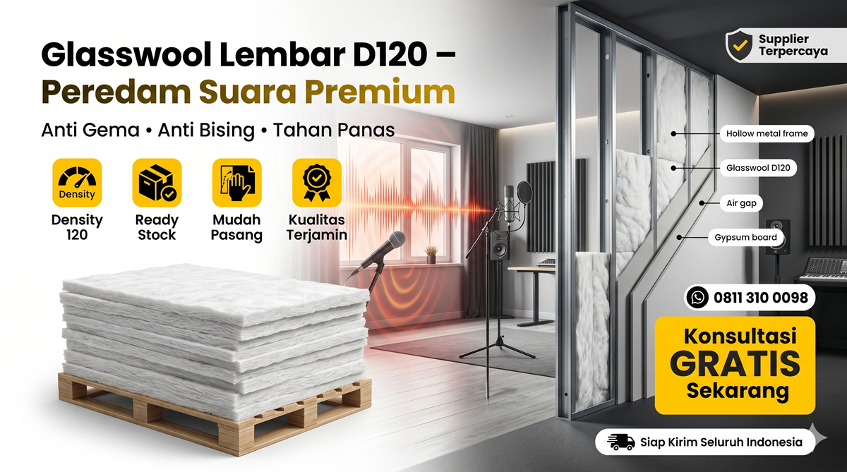 Glasswool Lembar Density 120