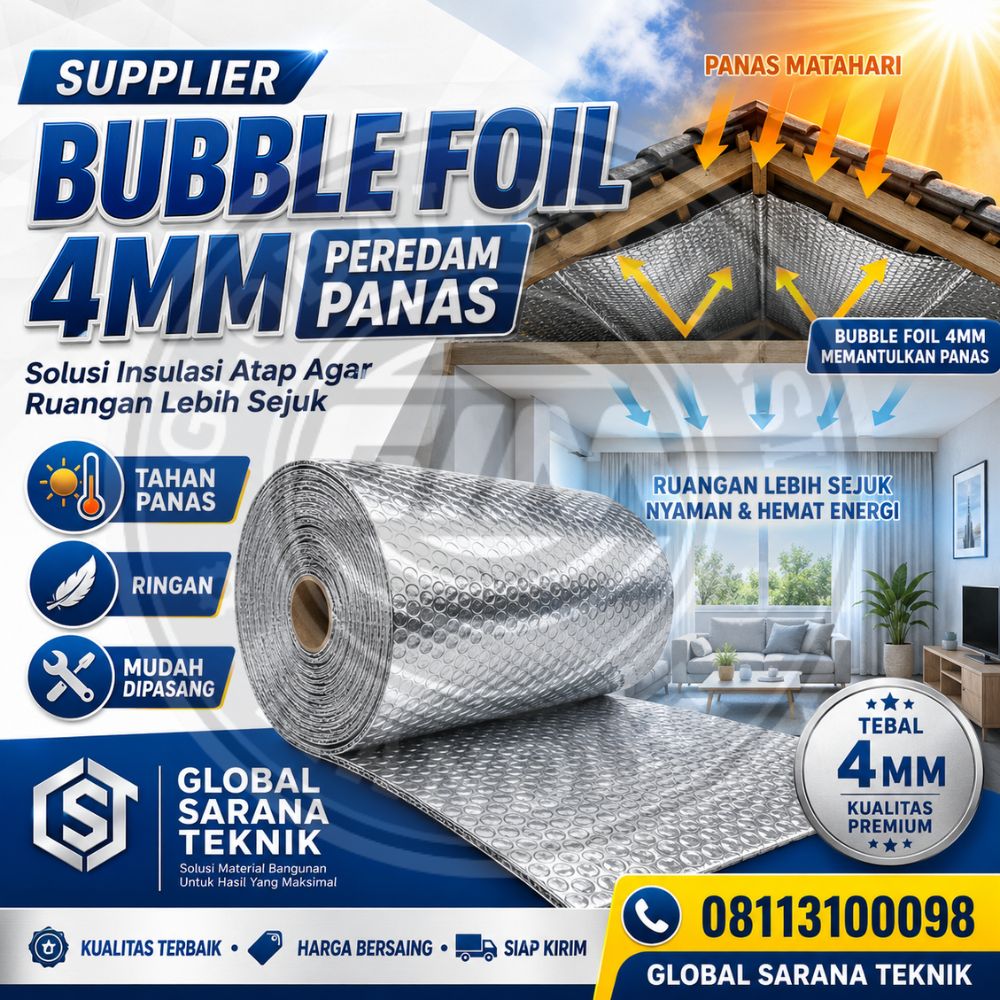 Bubble Foil 4mm Tebal