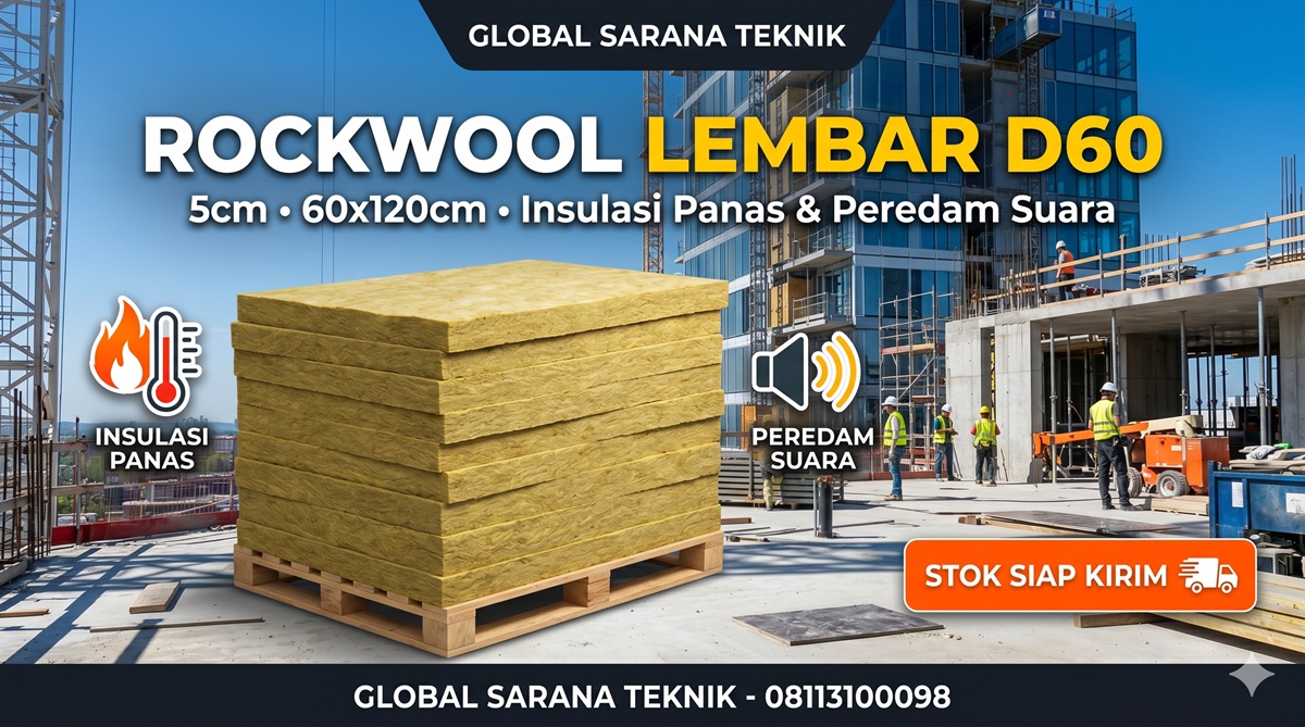 Jual Rockwool Lembar 5cm